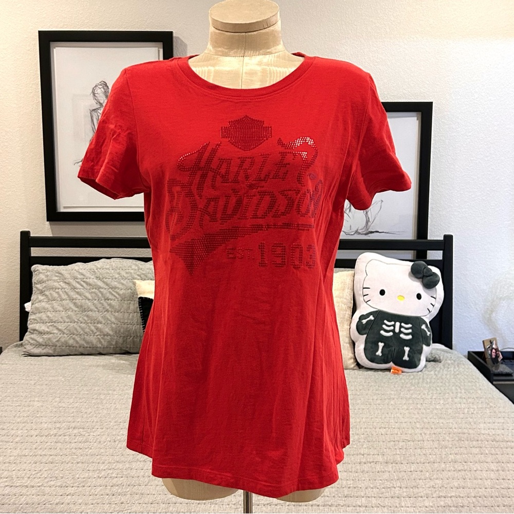 Harley-Davidson Red Women's Top